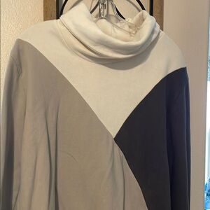 Colorblock Cowl Neck Sweatshirt excellent condition!! 3 different colors!!